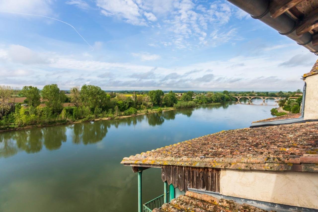 Hotel Restaurant Cote Garonne Le Balcon Des Dames - Tonneins Fauillet Marmande - Vue Panoramique Bord De Garonne Chambres Climatisees Екстер'єр фото